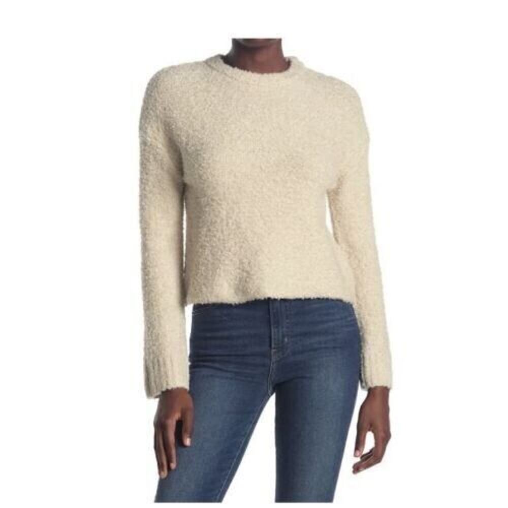 Abound Women's Boucle Knit Dolman Sweater In Beige‎ Oatmeal Light Heather Large